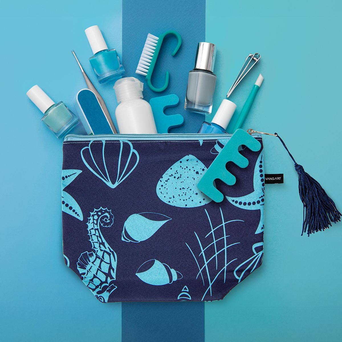 Necessaire Mar em cena